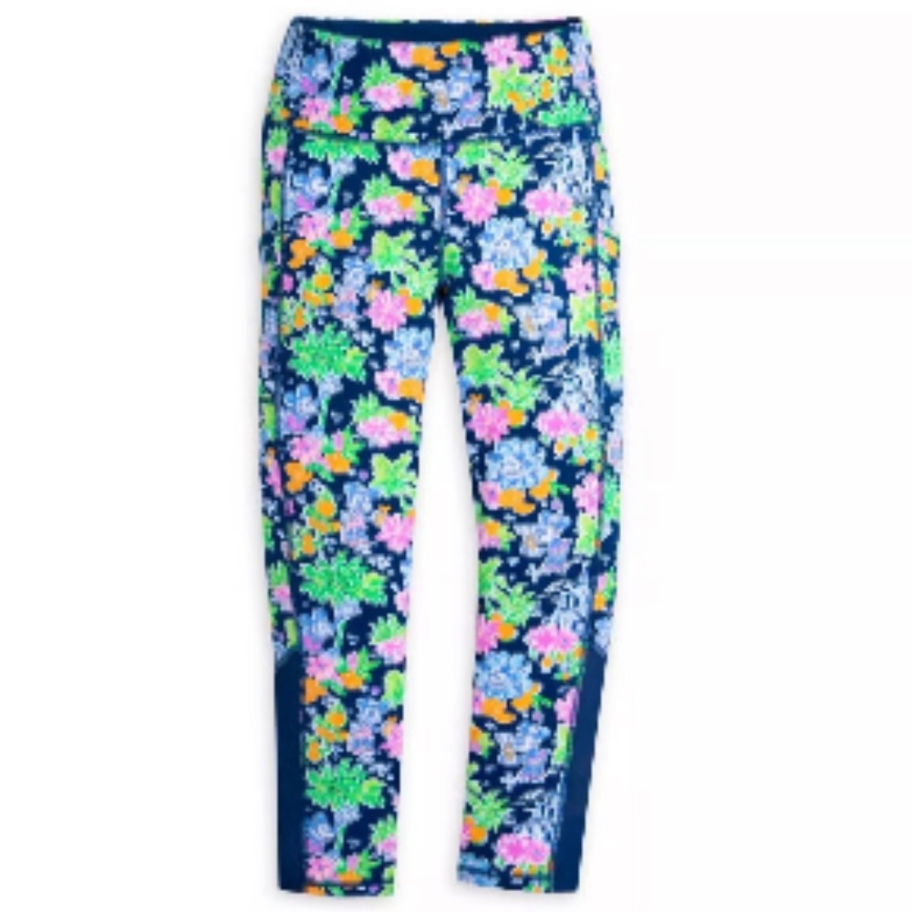 Disney and Lilly Pulitzer Weekender Mickey & Minnie Leggings S, M, - Picture 8 of 8